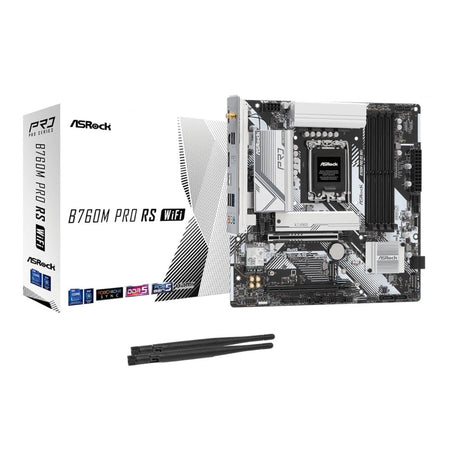 ASRock B760M Pro RS Gaming Wi-Fi Intel LGA 1700 micro-ATX Motherboard