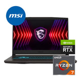 MSI Thin A15 B7UC-678ZA 15.6-inch FHD AI Laptop - AMD Ryzen 7 8845HS 1TB SSD 16GB RAM RTX 3050 Win 11 Home