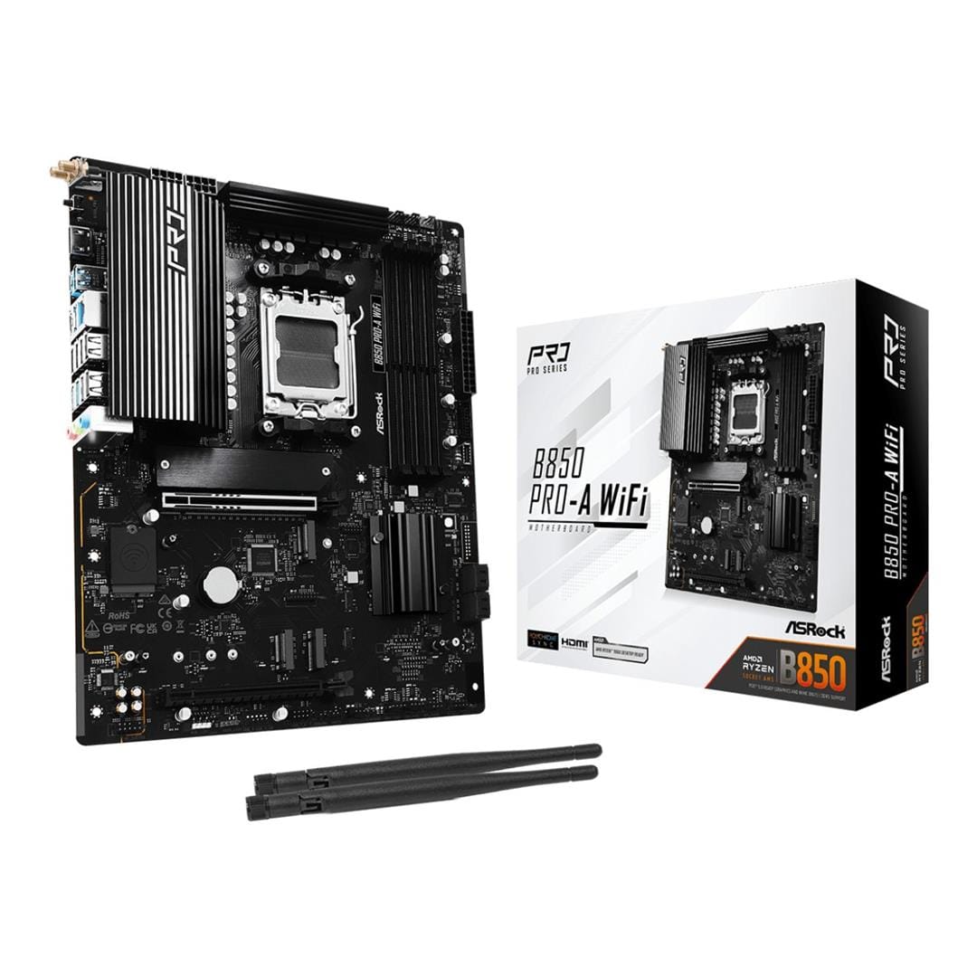 Asrock B850 Pro-A Wi-Fi AMD Socket AM5 ATX Motherboard