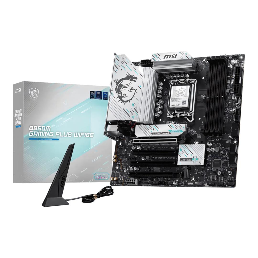 MSI B860M Gaming PLUS WIFI6E Intel LGA1851 mATX Motherboard