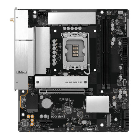 ASRock B860M Rock Gaming Wi-Fi Intel LGA1851 Micro-ATX Motherboard
