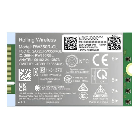 HP 4G LTE-Advanced Pro Cat19 WWAN Interface Card B8BD3AA