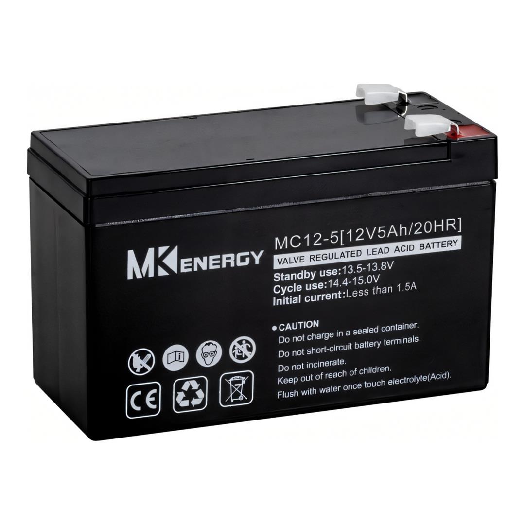 LinkQnet MC12-5 12V 5Ah Lead Acid Battery BAT-12V5-LQ-MK