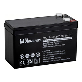 LinkQnet MC12-5 12V 5Ah Lead Acid Battery BAT-12V5-LQ-MK