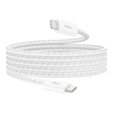 Belkin BoostCharge Type-C Male to Male USB Cable 1.5m White BBD009HQ05WH2PK