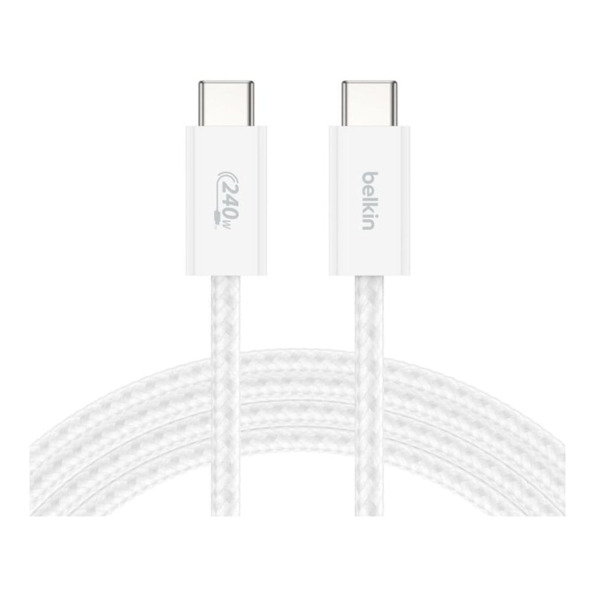 Belkin BoostCharge Type-C Male to Male USB Cable 1.5m White BBD009HQ05WH2PK