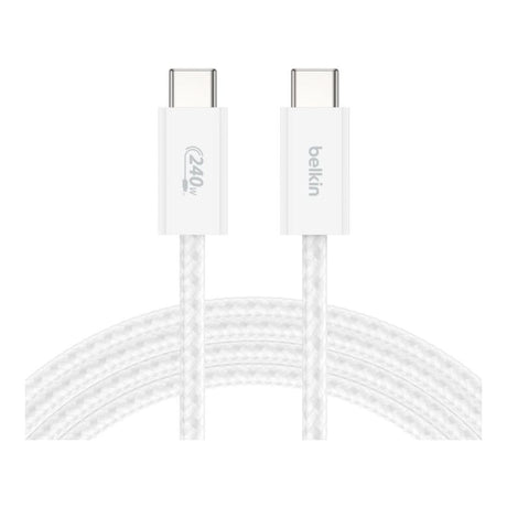 Belkin BoostCharge Type-C Male to Male USB Cable 1.5m White BBD009HQ05WH2PK