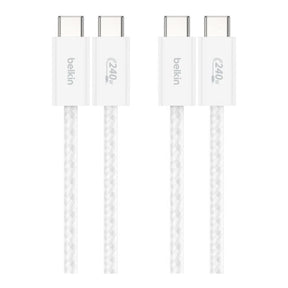 Belkin BoostCharge Type-C Male to Male USB Cable 1.5m White BBD009HQ05WH2PK