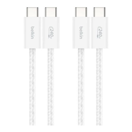 Belkin BoostCharge Type-C Male to Male USB Cable 1.5m White BBD009HQ05WH2PK