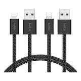 Belkin 2m BoostCharge USB-A Cable with Lightning Connector 2-pack Black BBD012HQ05BK2PK
