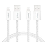 Belkin 2m BoostCharge USB-A Cable with Lightning Connector 2-Pack White BBD012HQ05WH2PK