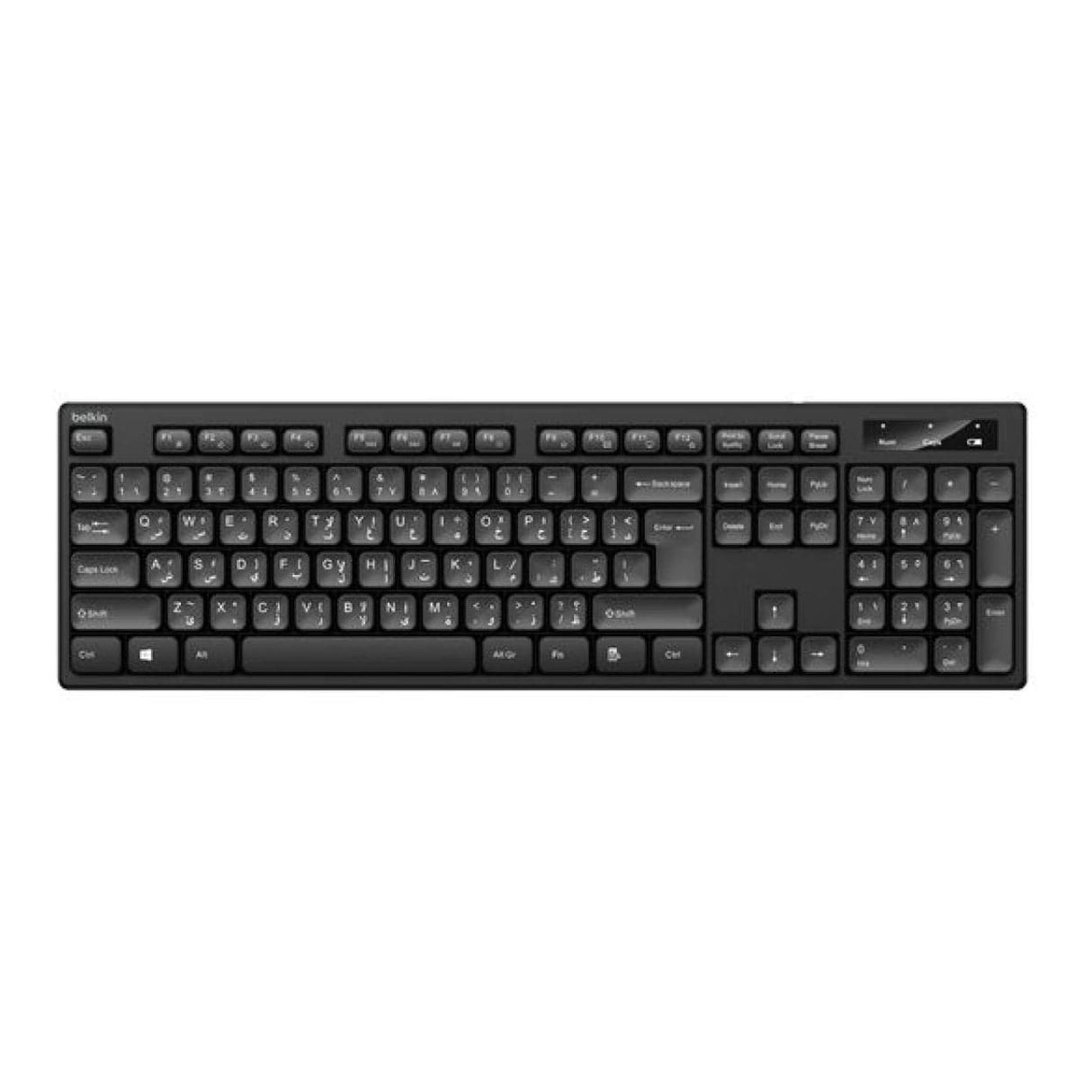 Belkin Connect Wireless Keyboard and Mouse Combo Black BBZ010tt