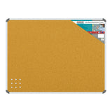 Parrot 900mm × 900mm Info Board with Aluminium Frame Beige BD0728F