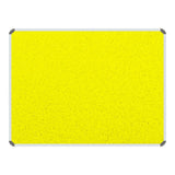 Parrot 1000mm × 1000mm Info Board with Aluminium Frame Yellow BD0744Y
