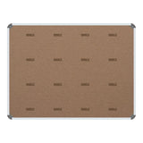 Parrot 1000mm × 1000mm Info Board with Aluminium Frame Yellow BD0744Y