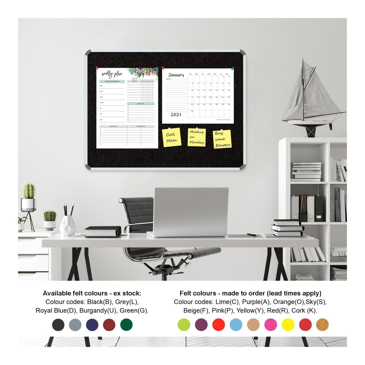 Parrot Info Board Aluminium Frame 1200x1200mm Pink BD0752P