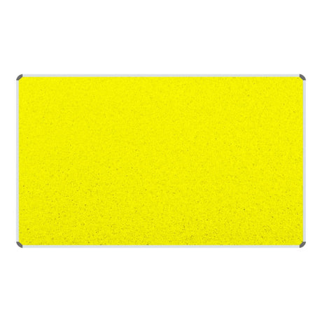 Parrot 1500x900mm Info Board with Aluminium Frame Yellow BD0761Y