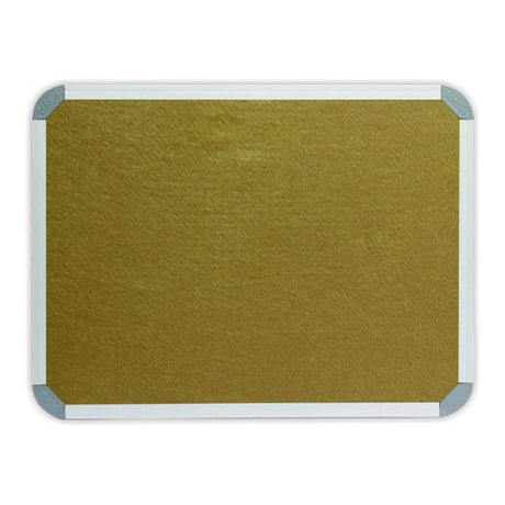 Parrot 1.8m × 1.2m Info Board with Aluminium Frame Beige BD0768F