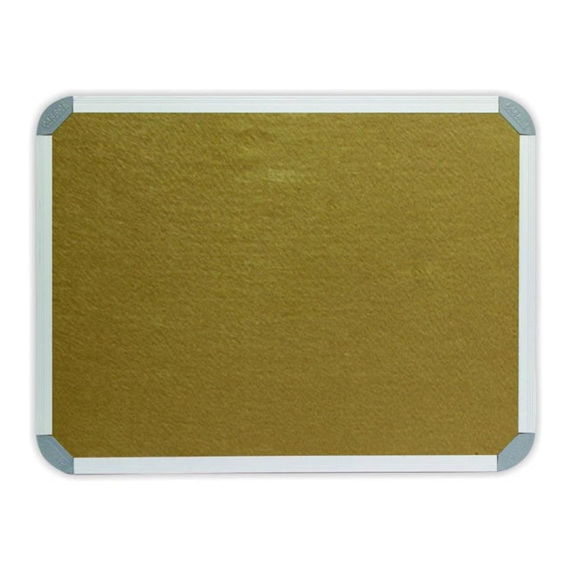 Parrot 1.8m × 1.2m Info Board with Aluminium Frame Beige BD0768F