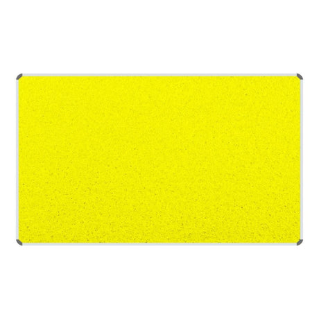 Parrot 1800mm × 1200mm Info Board with Aluminium Frame Yellow BD0768Y
