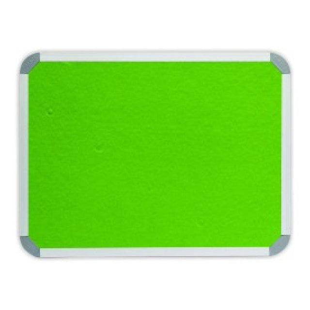 Parrot 2000mm × 1200mm Info Board with Aluminium Frame Lime Green BD0770C