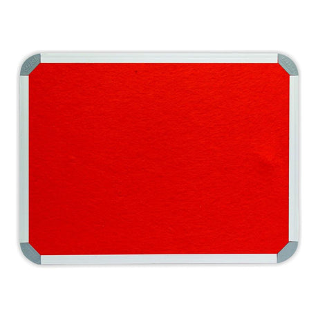 Parrot 2000mm × 1200mm Info Board with Aluminium Frame Burnt Orange BD0770O