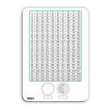 Parrot 297x210mm Tens Writing Slate Number Chart and Clock Markerboard BD1002D