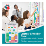 Parrot 900x600mm Slimline Magnetic Calendar And Weather Board Afrikaans BD1125CW-A