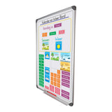 Parrot 900x600mm Slimline Magnetic Calendar And Weather Board Afrikaans BD1125CW-A