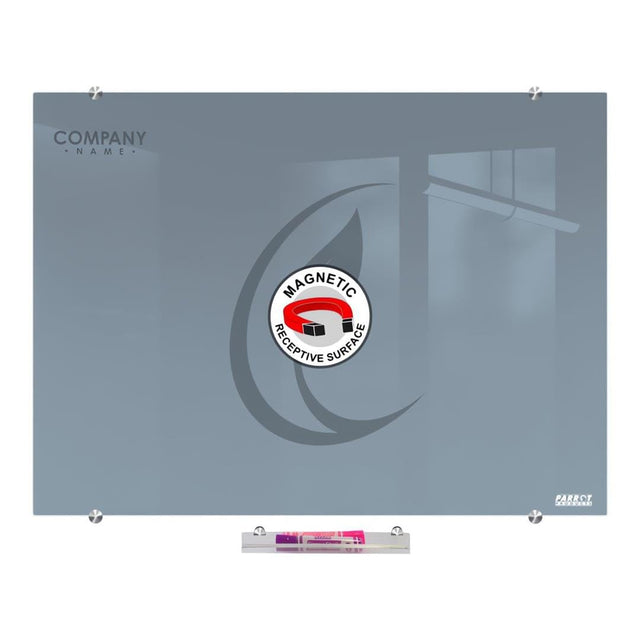 Parrot Glass Board Designer Series Magnetic Custom Printed 1200x1200mm