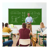 Parrot Non-Magnetic Aluminium Frame Chalk Board 1800x900mm BD2869