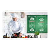 Parrot Non-Magnetic Aluminium Frame Chalk Board 1800x900mm BD2869
