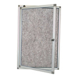 Parrot Hinged Pinning Display Case 900x600mm Grey BD3825L