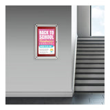 Parrot 900mm × 600mm Hinged Pinning Display Case Burgundy BD3825U