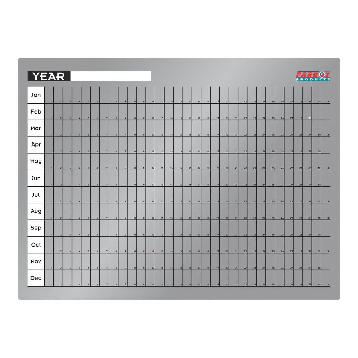 Parrot Cast Acrylic Yearly Planner Cast Acrylic 600x450mm BD7127