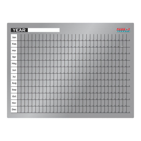 Parrot Cast Acrylic Yearly Planner Cast Acrylic 600x450mm BD7127