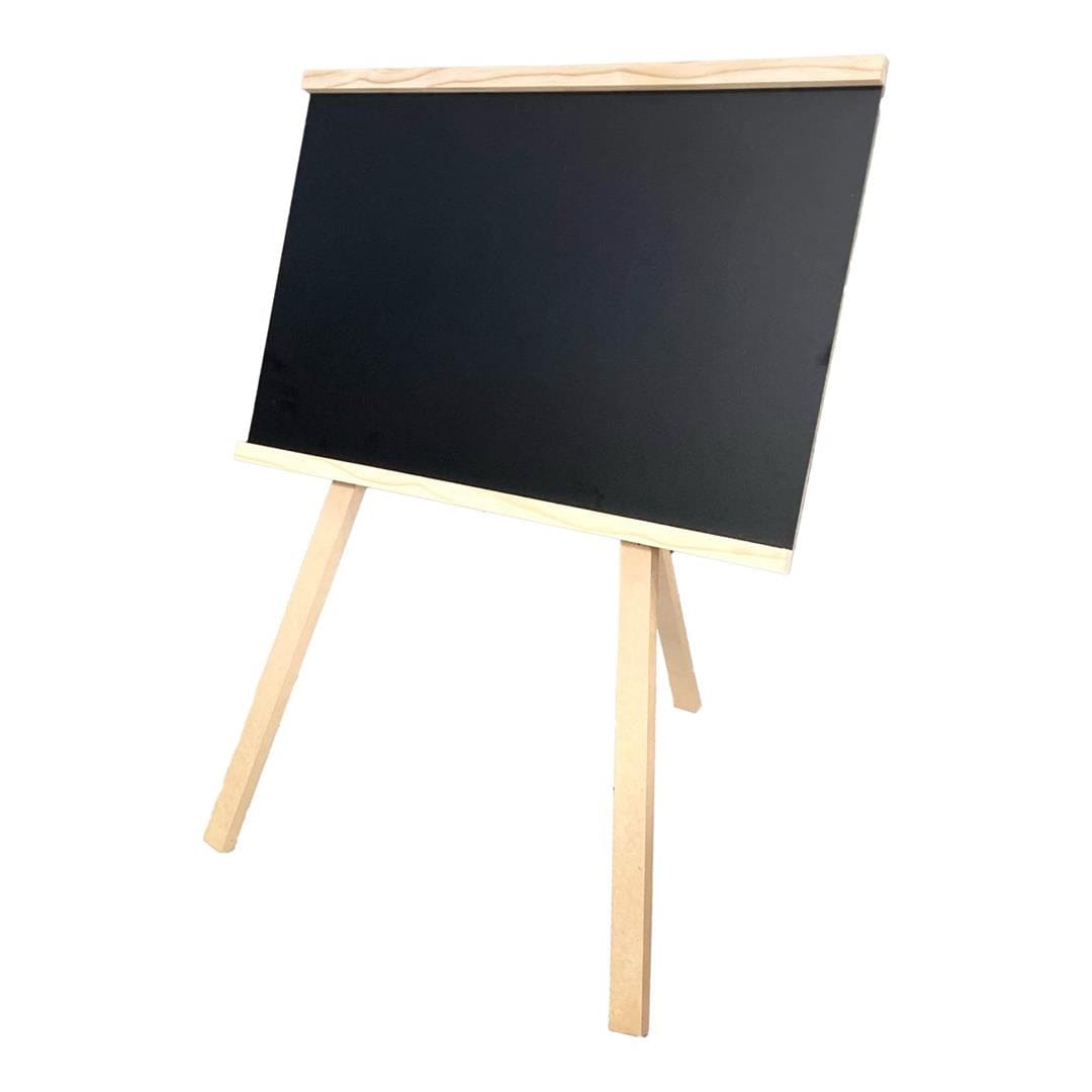 Parrot 600mm x 400mm Chalk Board Easel Black BD9002