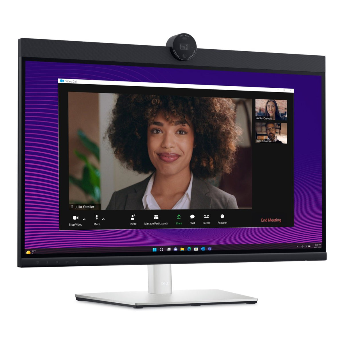 Dell P2724DEB 27-inch 2560 x 1440p QHD 16:9 60Hz 5ms LED IPS Video Conferencing Monitor 210-BFMZOPEN (Open Box)