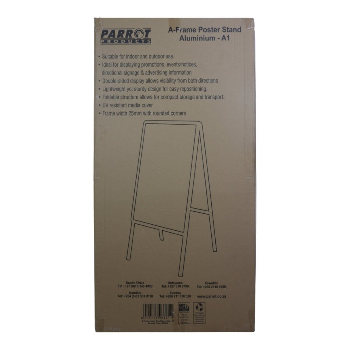 Parrot A1 Poster Aluminium Frame Stand BG9005