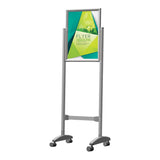 Parrot A0 Poster Frame Stand with Double-Sided Display and Castors BG9400