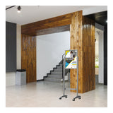 Parrot A0 Poster Frame Stand with Double-Sided Display and Castors BG9400