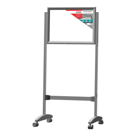Parrot A0 Poster Frame Stand with Double-Sided Display and Castors BG9400