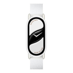 Xiaomi Smart Band 10 Magnetic Kona Leather Strap Glacier White BHR07Y8GL