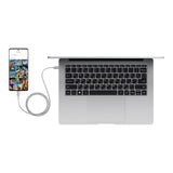 Xiaomi 2m USB4 6A USB-C To USB-C Braided Charging Cable White BHR087AGL
