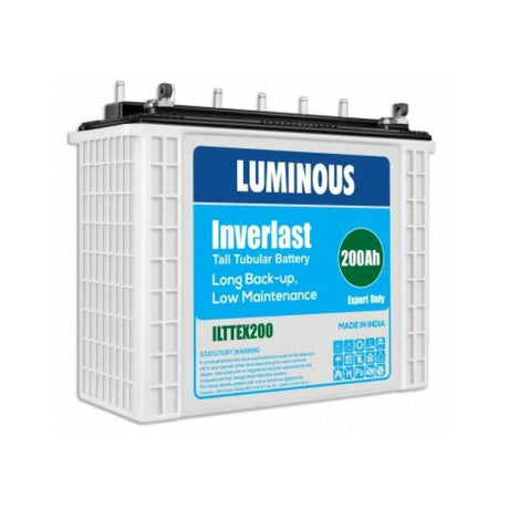 Luminous Inverlast 12V 200Ah Tall Tubular Inverter Battery BIT12V-200Ah