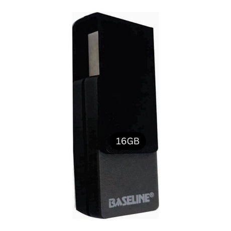 Baseline 16GB USB Type-A Flash Drive Black BL-USB16GB