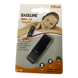 Baseline 16GB USB Type-A Flash Drive Black BL-USB16GB