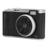 Compact 48MP 16X Zoom Digital Camera Black