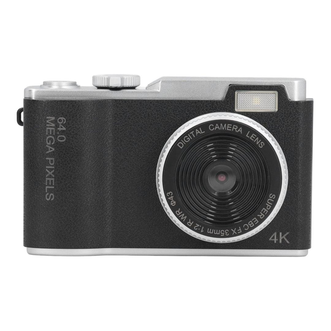 Compact 48MP 16X Zoom Digital Camera Black