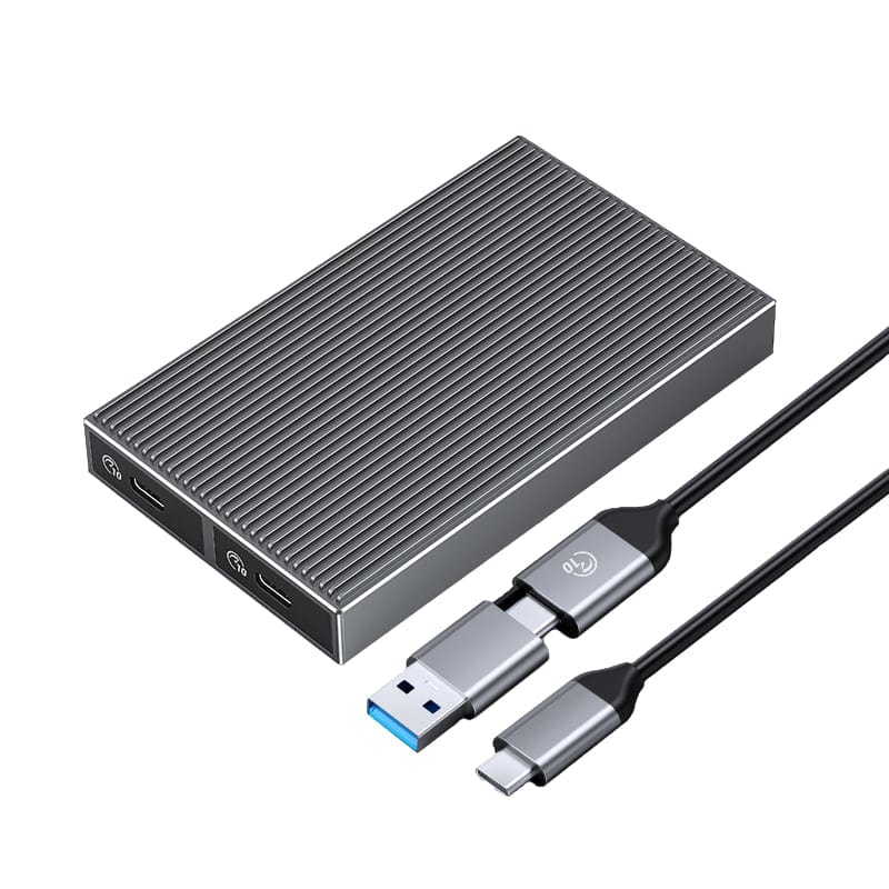 Orico Dual-Bay M.2 NVMe SSD Enclosure BM2C3-2N-GY-BP – FirstShop
